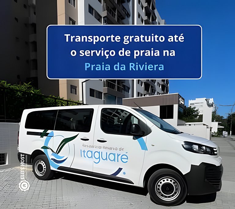 Acesso à Riviera | Serviço de praia | 2 vagas