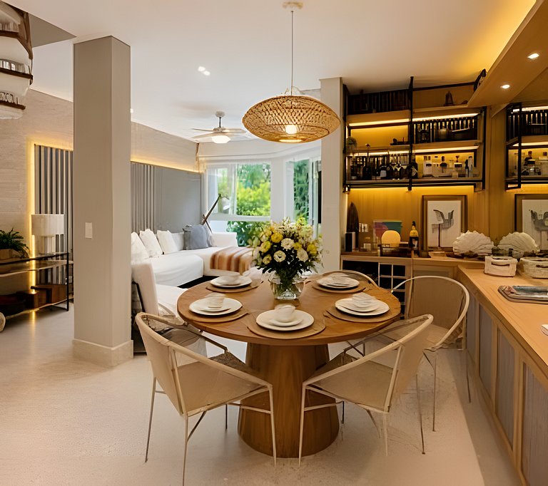 Riviera | 7 pessoas | Área gourmet | Enxoval