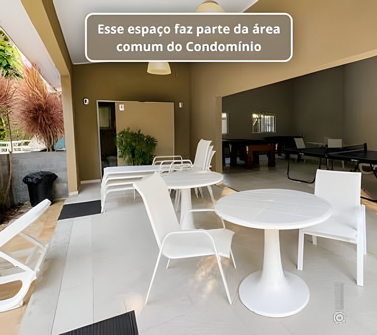 Riviera | 7 pessoas | Área gourmet | Enxoval